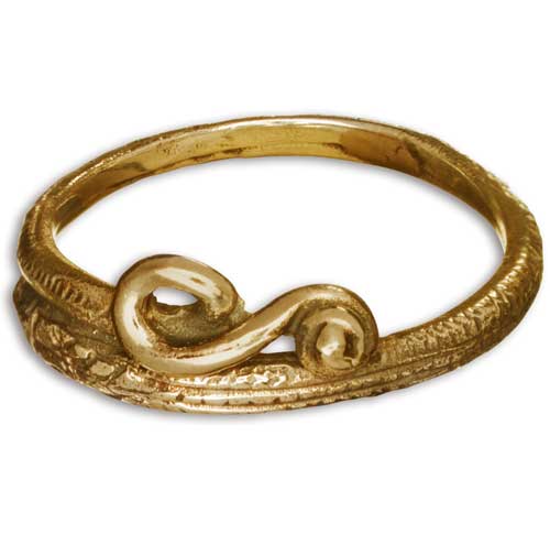Slangering fra renæssancen - guld - Ringe Kopismykker Shop | Nationalmuseet