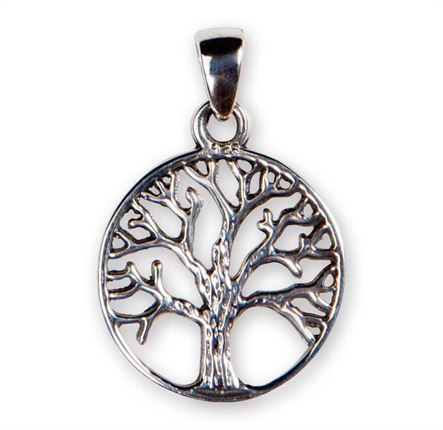 Vedhæng i sølv med Yggdrasil - Livets træ