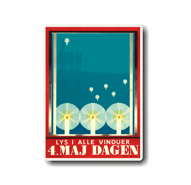 Lys i alle vinduer 4. maj dagen - Magnet