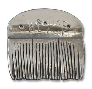 Miniaturekam - sølv