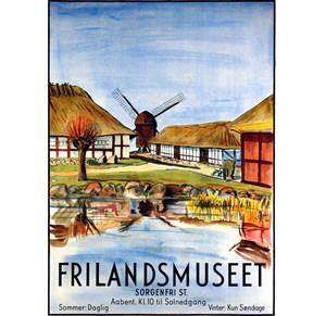 Gadekæret på Frilandsmuseet - Plakat