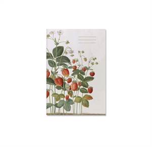 Notesbøger med jordbærmotiv