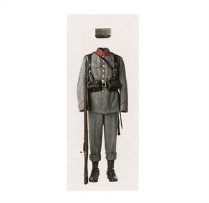 Bogmærke - Ny uniform fra 1. verdenskrig